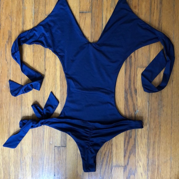Navy Blue One Piece - Picture 6 of 8